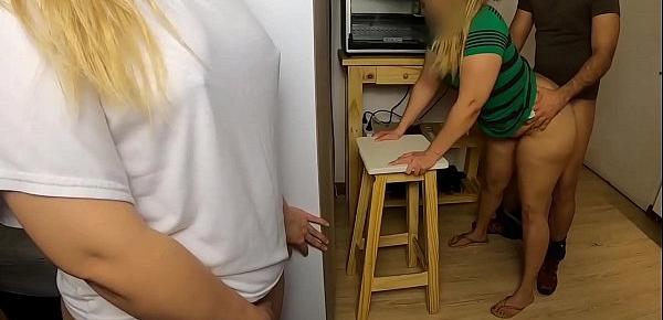  I found My Sister And Her Boyfriend Fucking In The Kitchen (I Touch My Self Meanwhile)